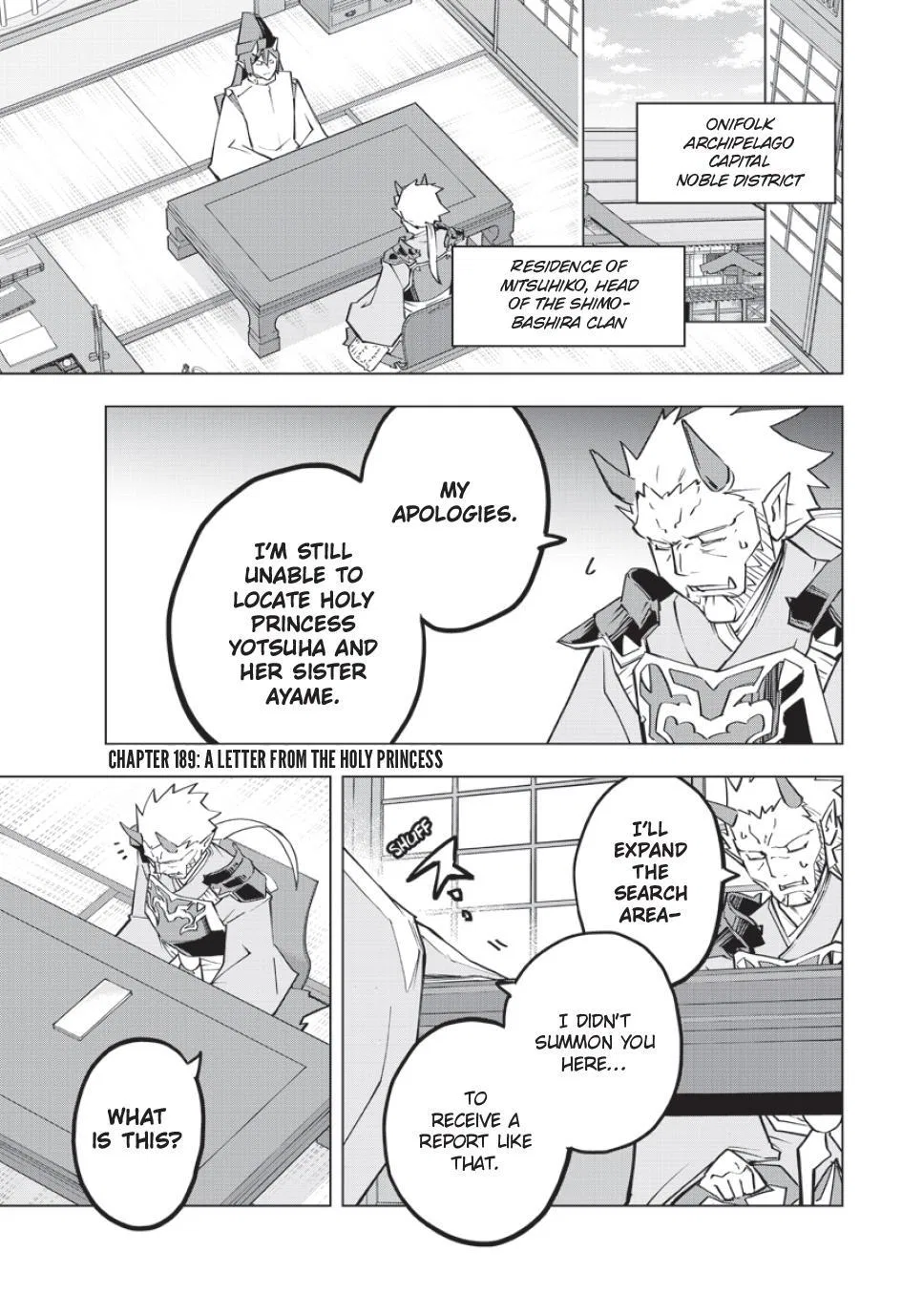 Shinjiteita Nakama-tachi ni Dungeon Chapter 189 – Page 1