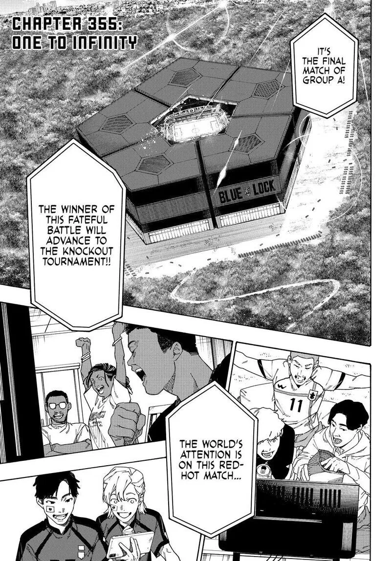 Blue Lock manga Chapter 355 – Page 1