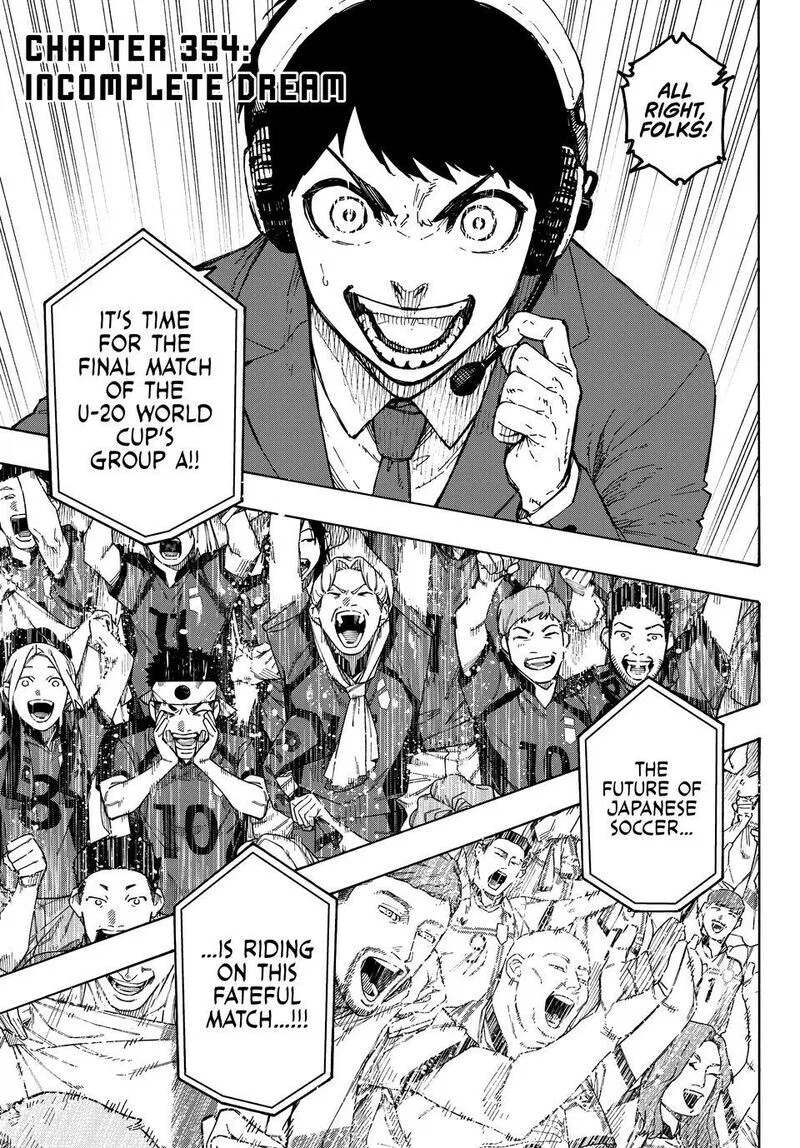 Blue Lock manga Chapter 354 – Page 1