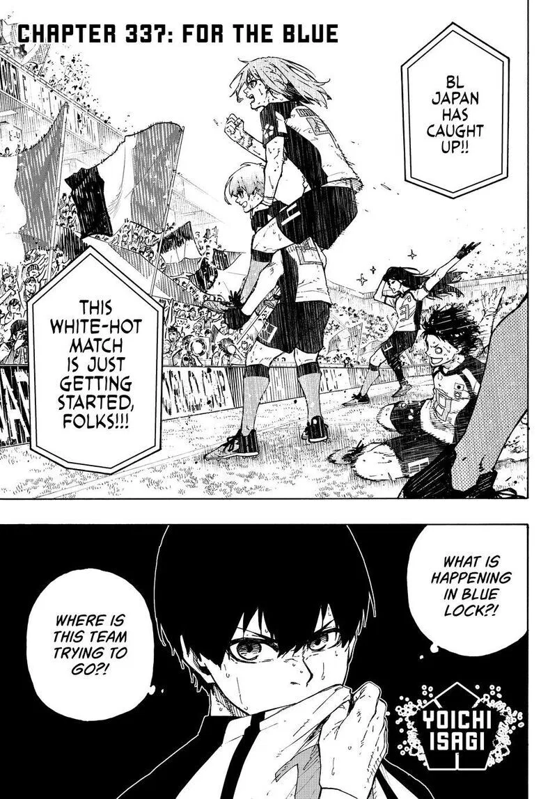 Blue Lock manga Chapter 337 – Page 1