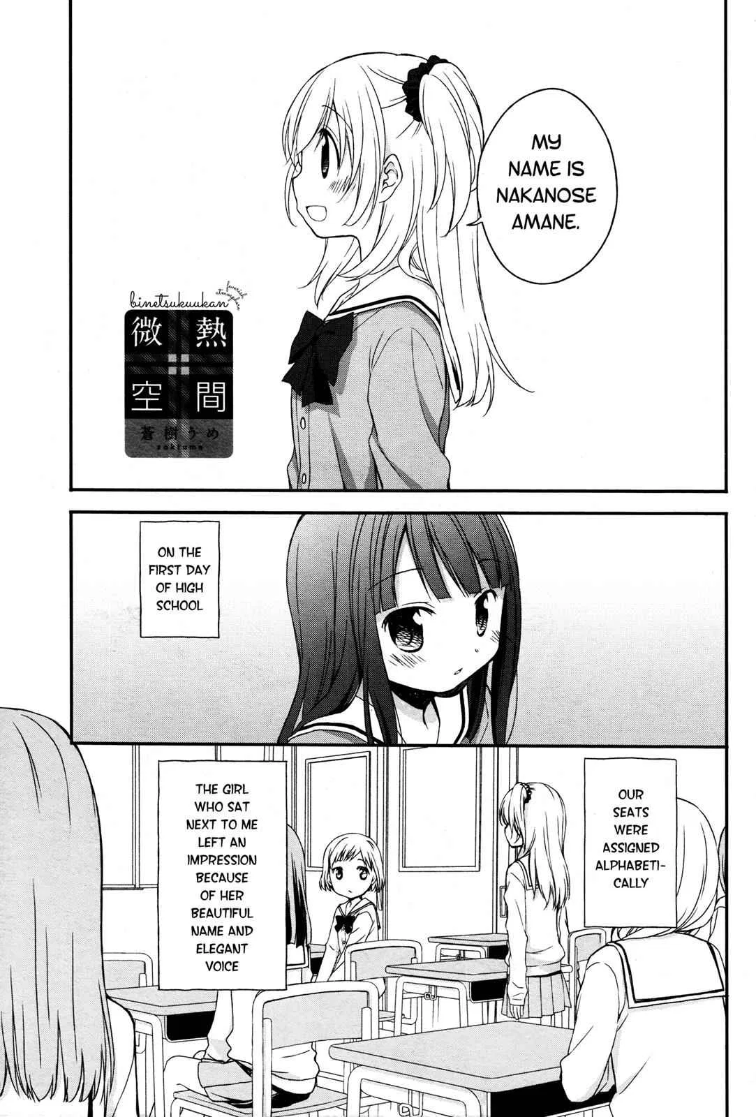 Binetsu Kuukan Chapter 9 – Page 1