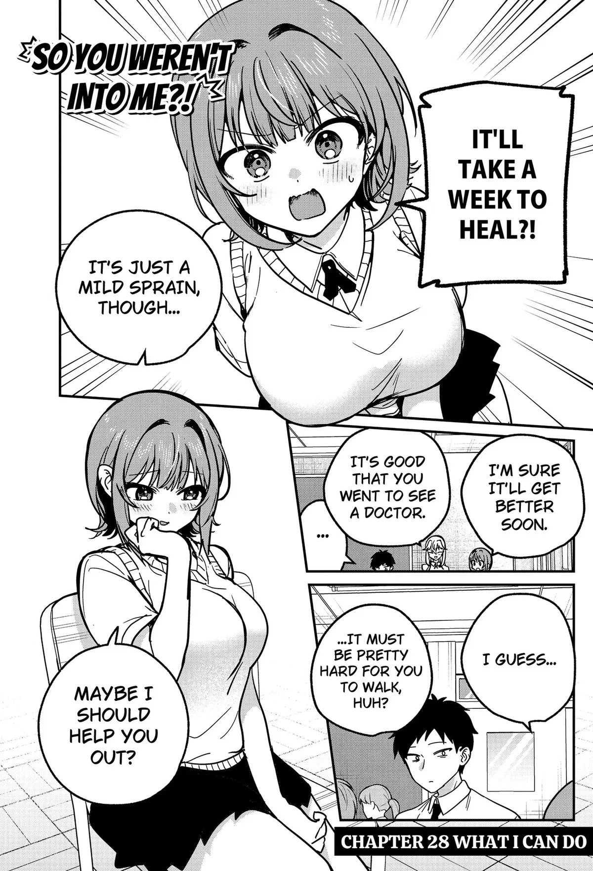 So You Weren't into Me?! Chapter 28 – Page 1