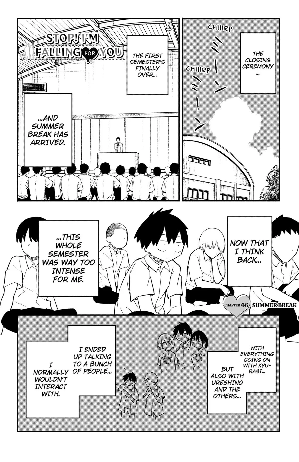 Stop! I'm Falling for You! Chapter 46 – Page 1