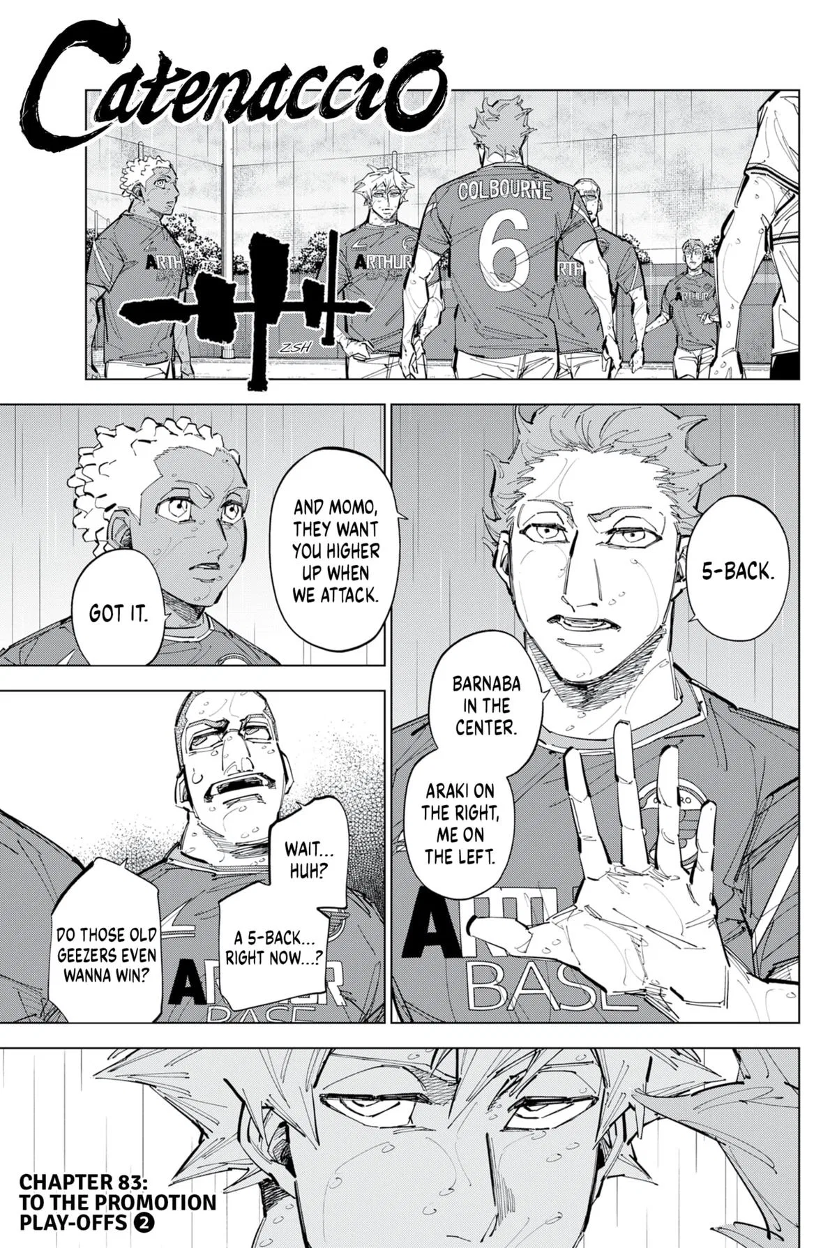 Catenaccio Chapter 83 – Page 1