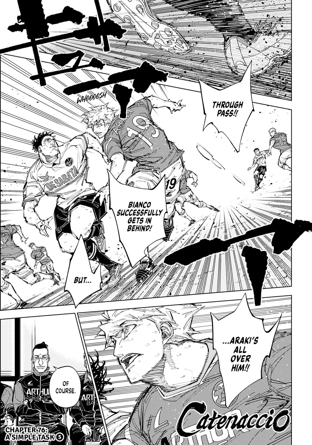 Catenaccio Chapter 76 – Page 1