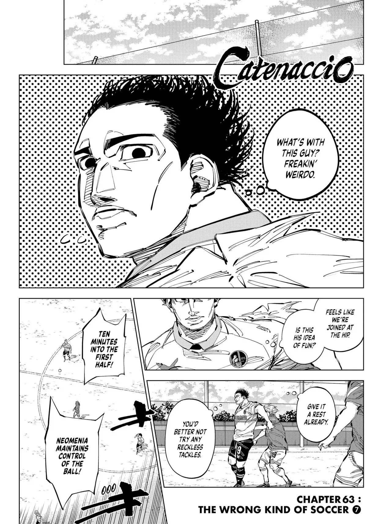 Catenaccio Chapter 63 – Page 1