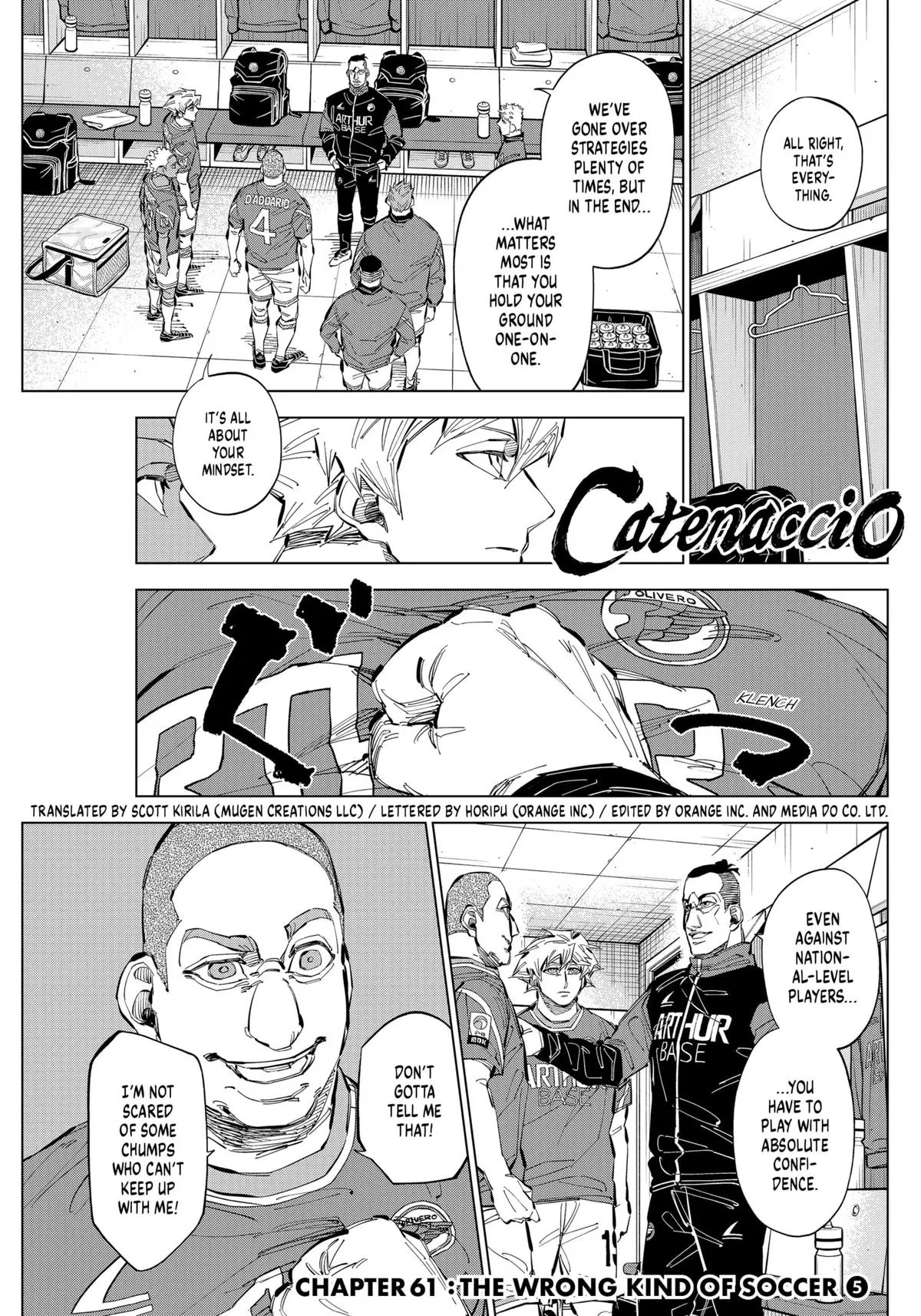 Catenaccio Chapter 61 – Page 1