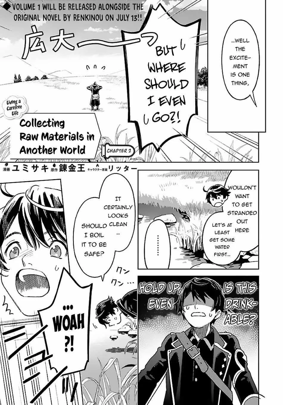 Isekai Nonbiri Sozai Saishu Seikatsu Chapter 2 – Page 1