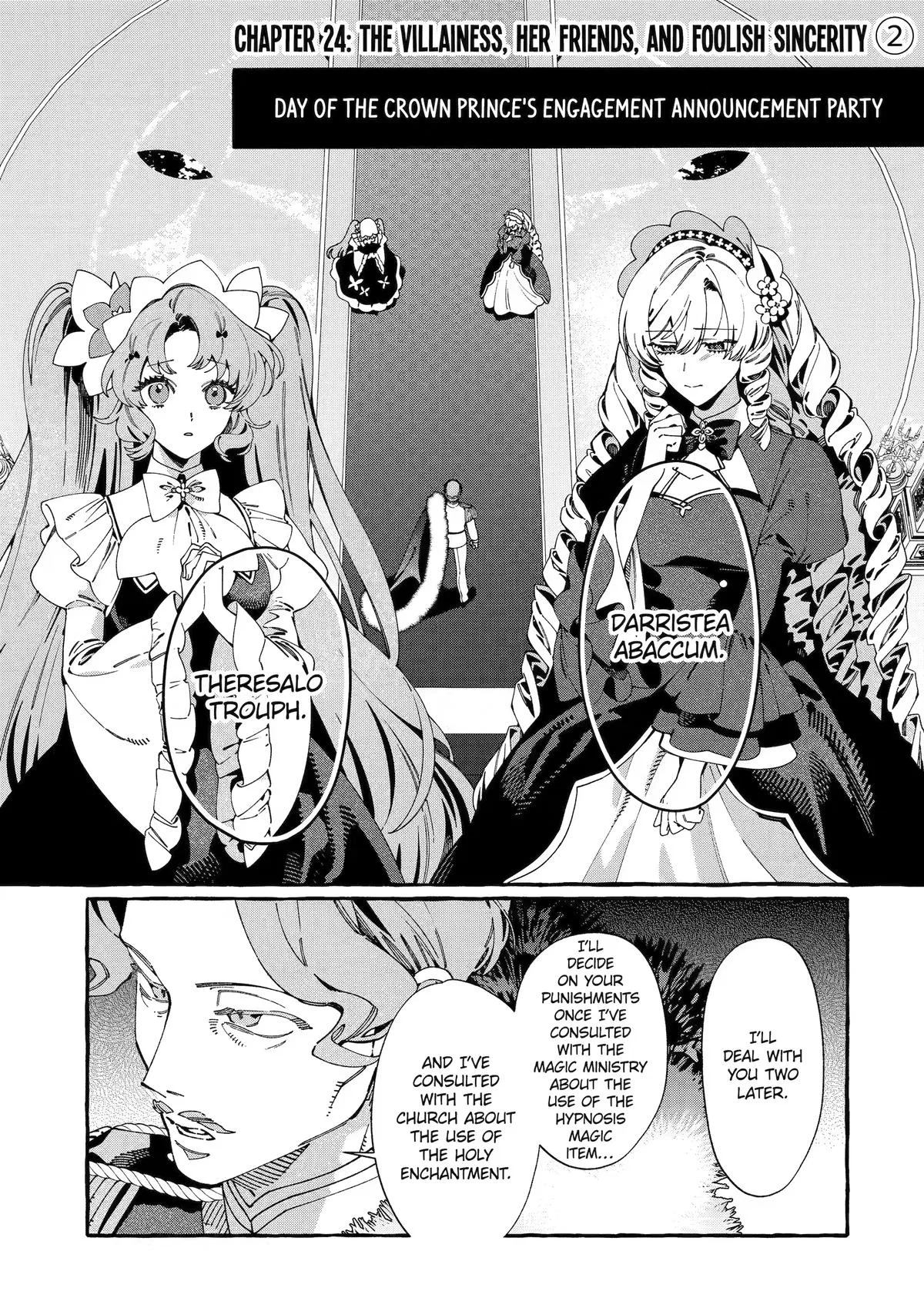 Proud to be the Villainess: I'm Doomed After Stealing my Half-Sister's Fiancé and Having Her Banished Chapter 24 – Page 1