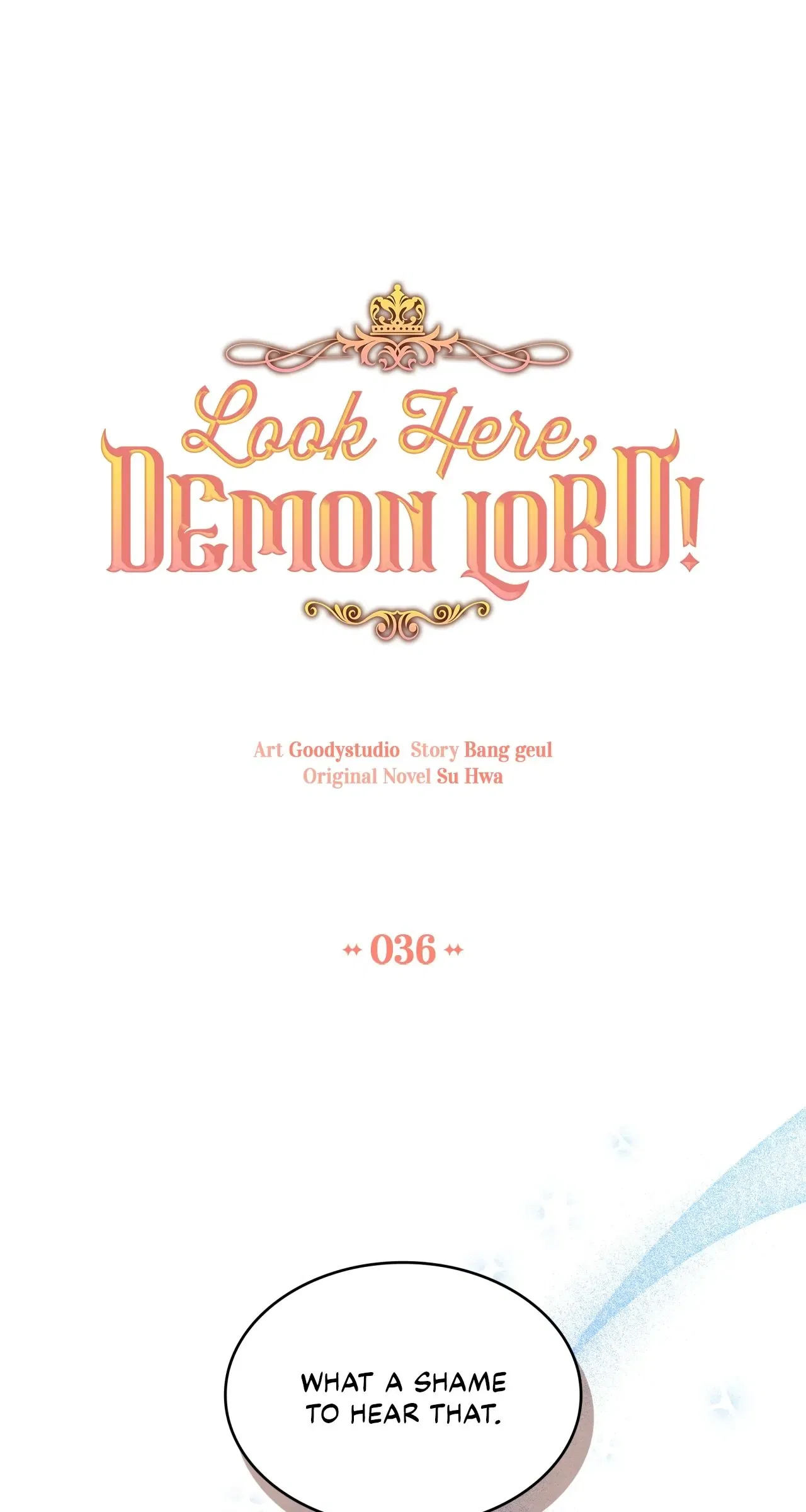Look Here, Demon Lord! Chapter 36 – Page 1
