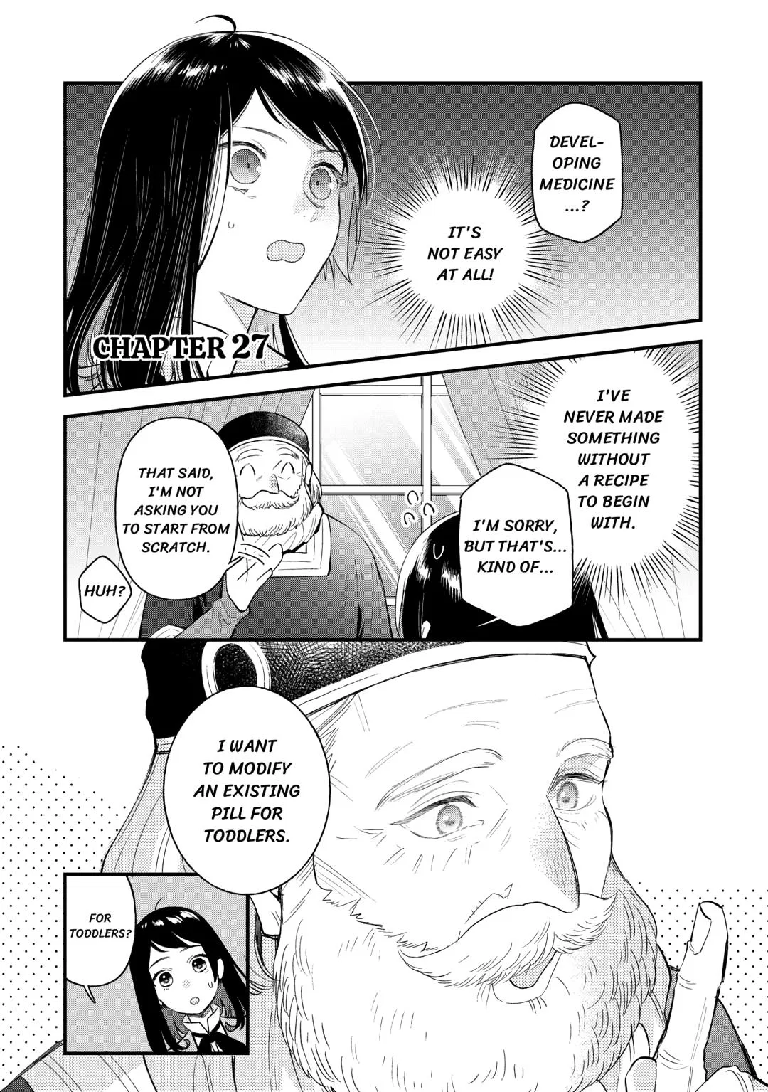 Tenisaki wa Kusushi ga Sukunai Sekaideshita Chapter 27 – Page 1