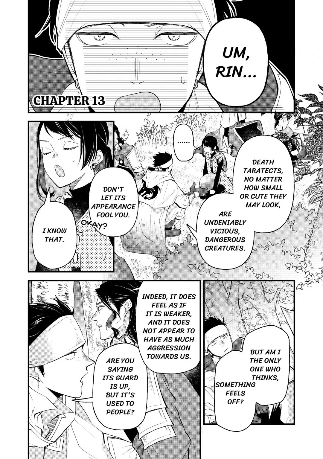 Tenisaki wa Kusushi ga Sukunai Sekaideshita Chapter 13 – Page 1