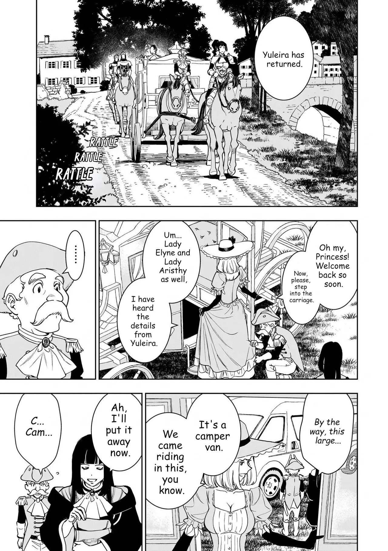 Tsuihou Reijou, Craft Shinagara Camping Car de Isekai o Tabishimasu Chapter 6 – Page 13