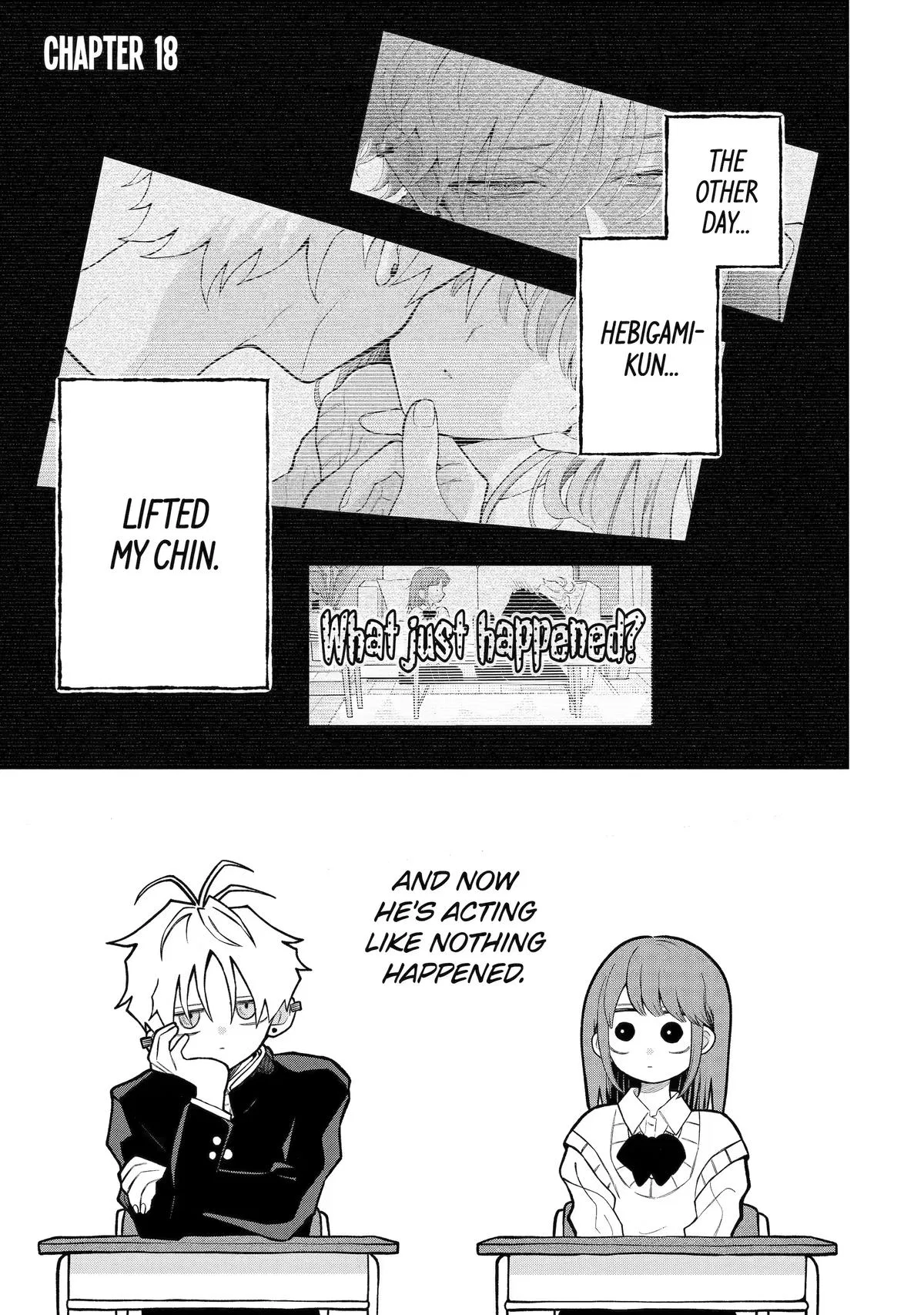 Hebigami Transforms When He's Cold Chapter 18 – Page 1