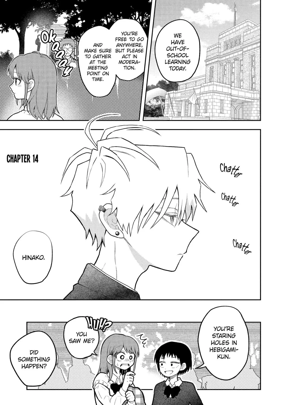 Hebigami Transforms When He's Cold Chapter 14 – Page 1