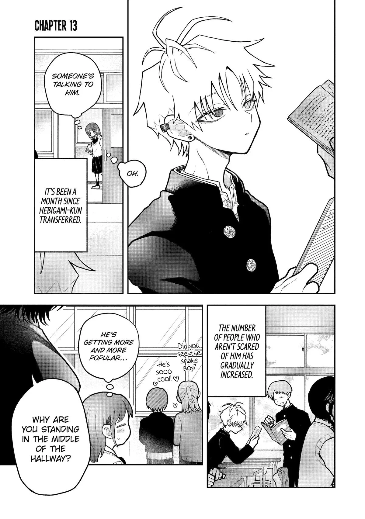 Hebigami Transforms When He's Cold Chapter 13 – Page 1
