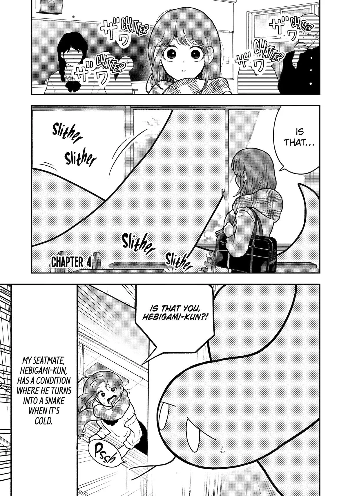Hebigami Transforms When He's Cold Chapter 4 – Page 1