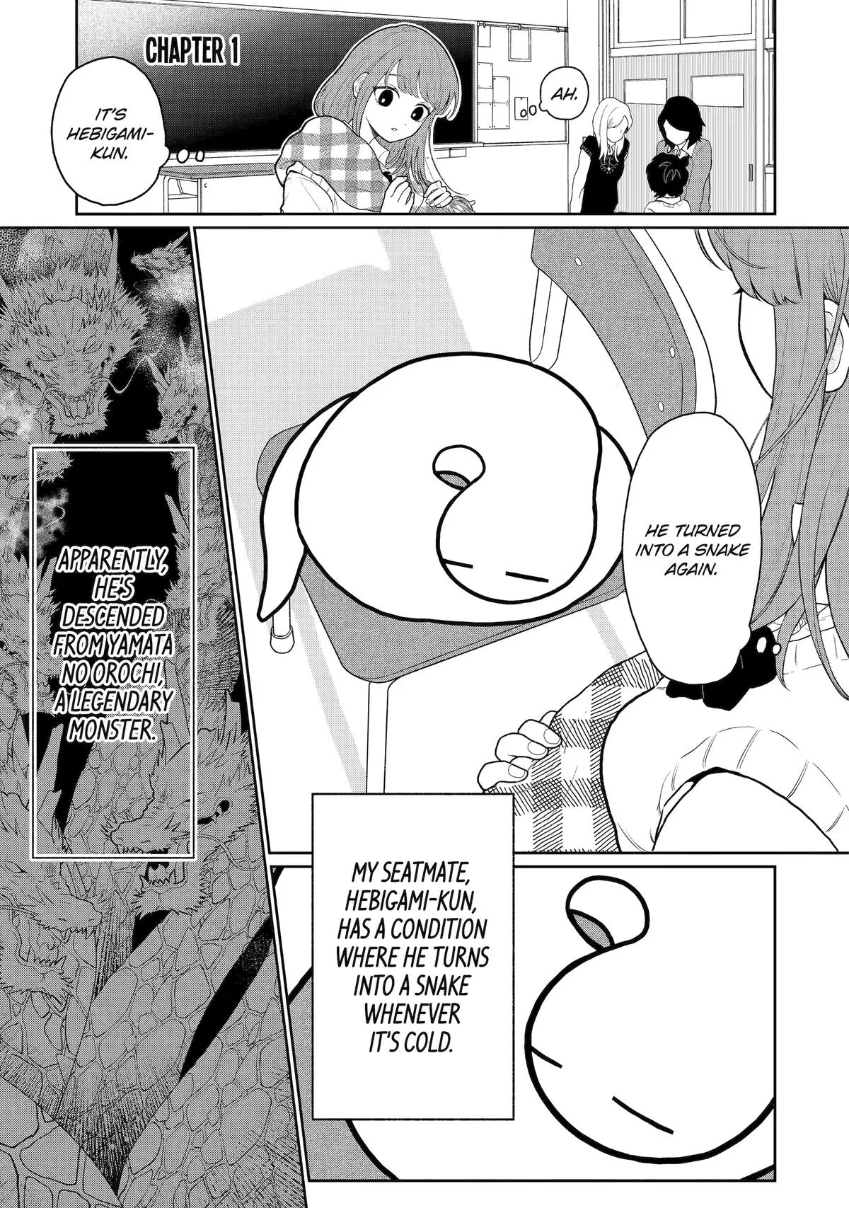 Hebigami Transforms When He's Cold Chapter 1 – Page 1