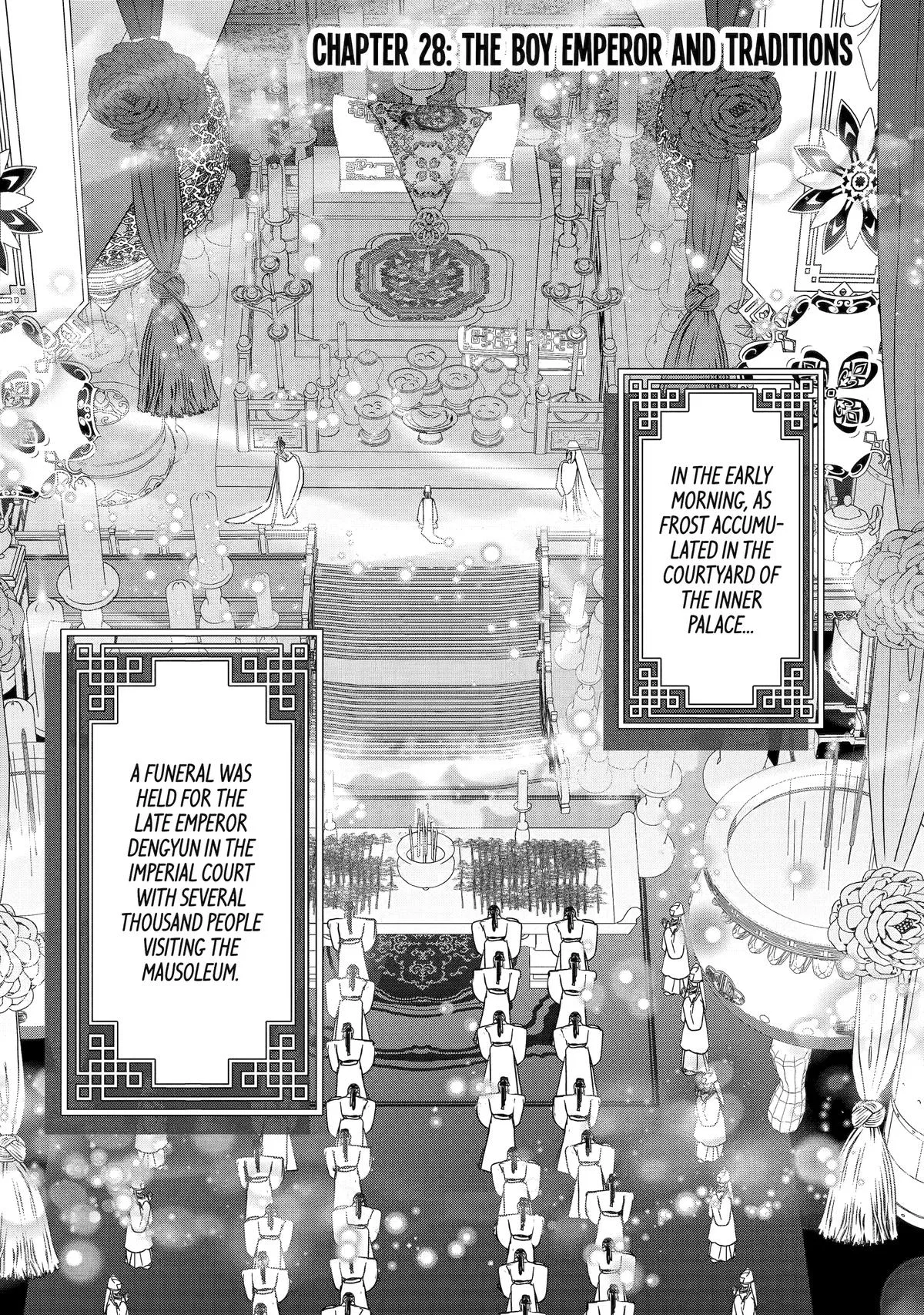 Koutei Heika no Osewagakari: Nyokan-gurashi ga Shiawasesugite Koukyuu kara Deraremasen Chapter 28 – Page 1