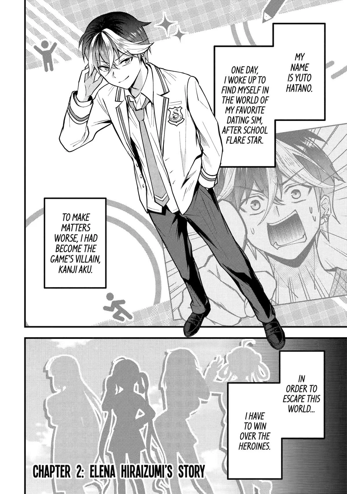Trapped as the Villain in My Favorite Dating SIM: But I Know How to Win over All the Heroines! Chapter 2 – Page 1