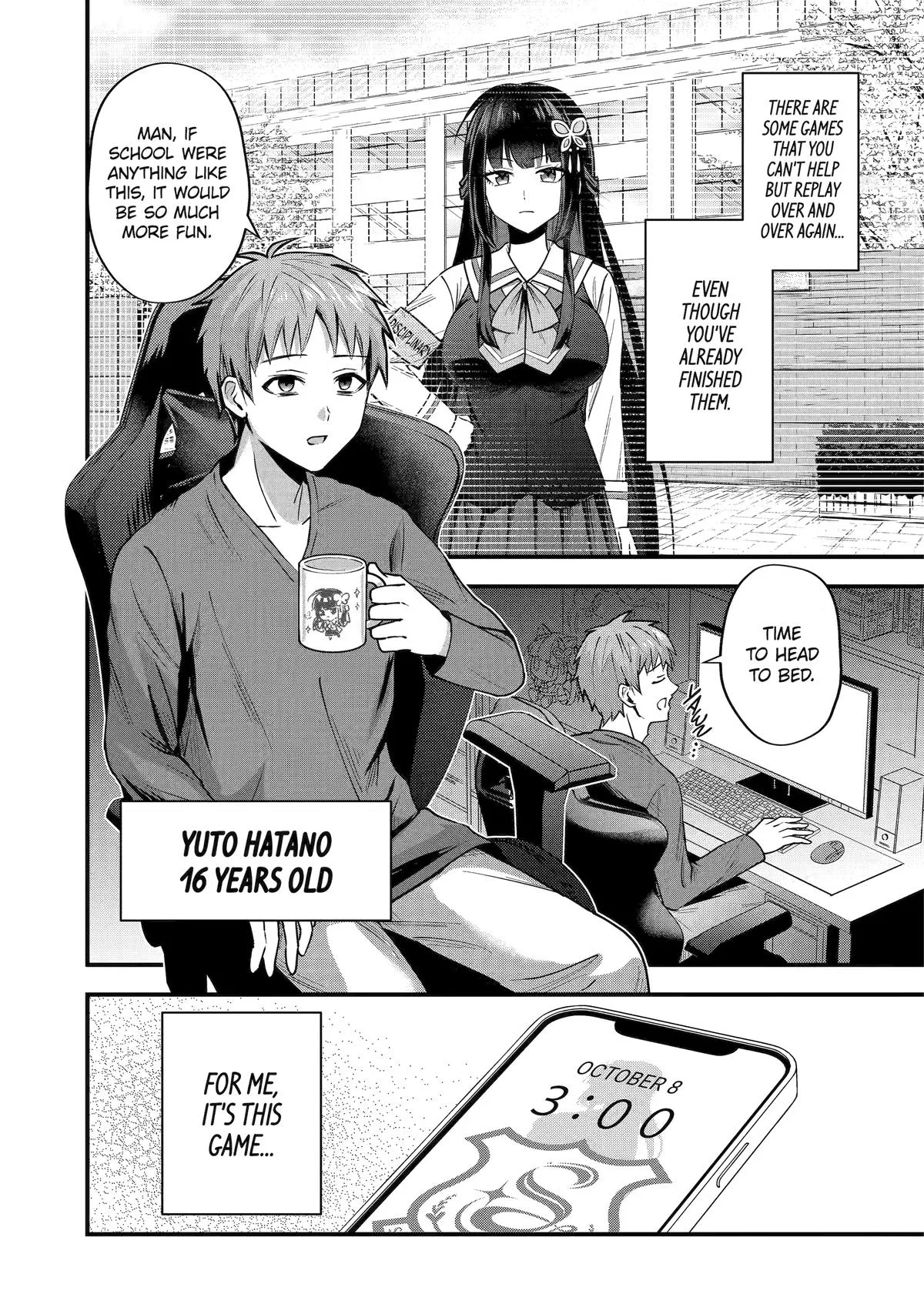 Trapped as the Villain in My Favorite Dating SIM: But I Know How to Win over All the Heroines! Chapter 1 – Page 1