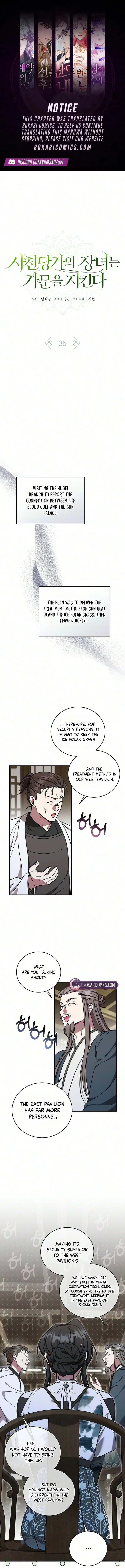 The Eldest Daughter of the Tang Clan of Sacheon Protects the Family Chapter 35 – Page 1