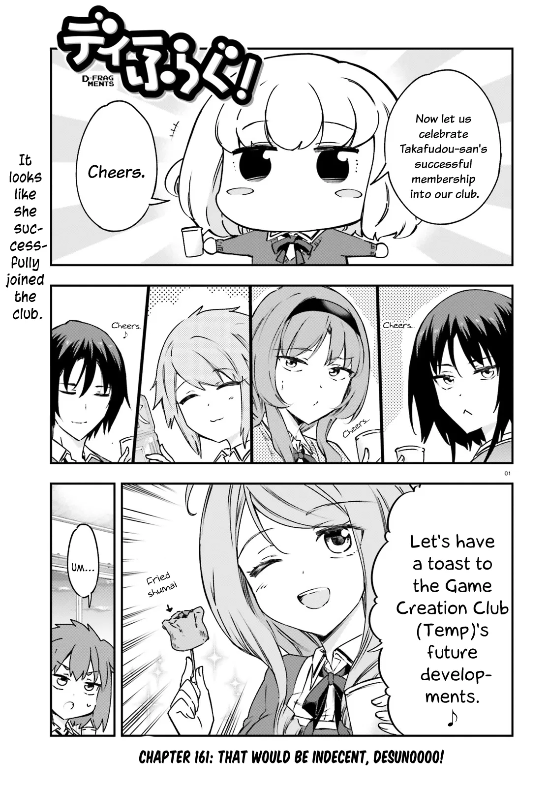 D-Frag! Chapter 161 – Page 1