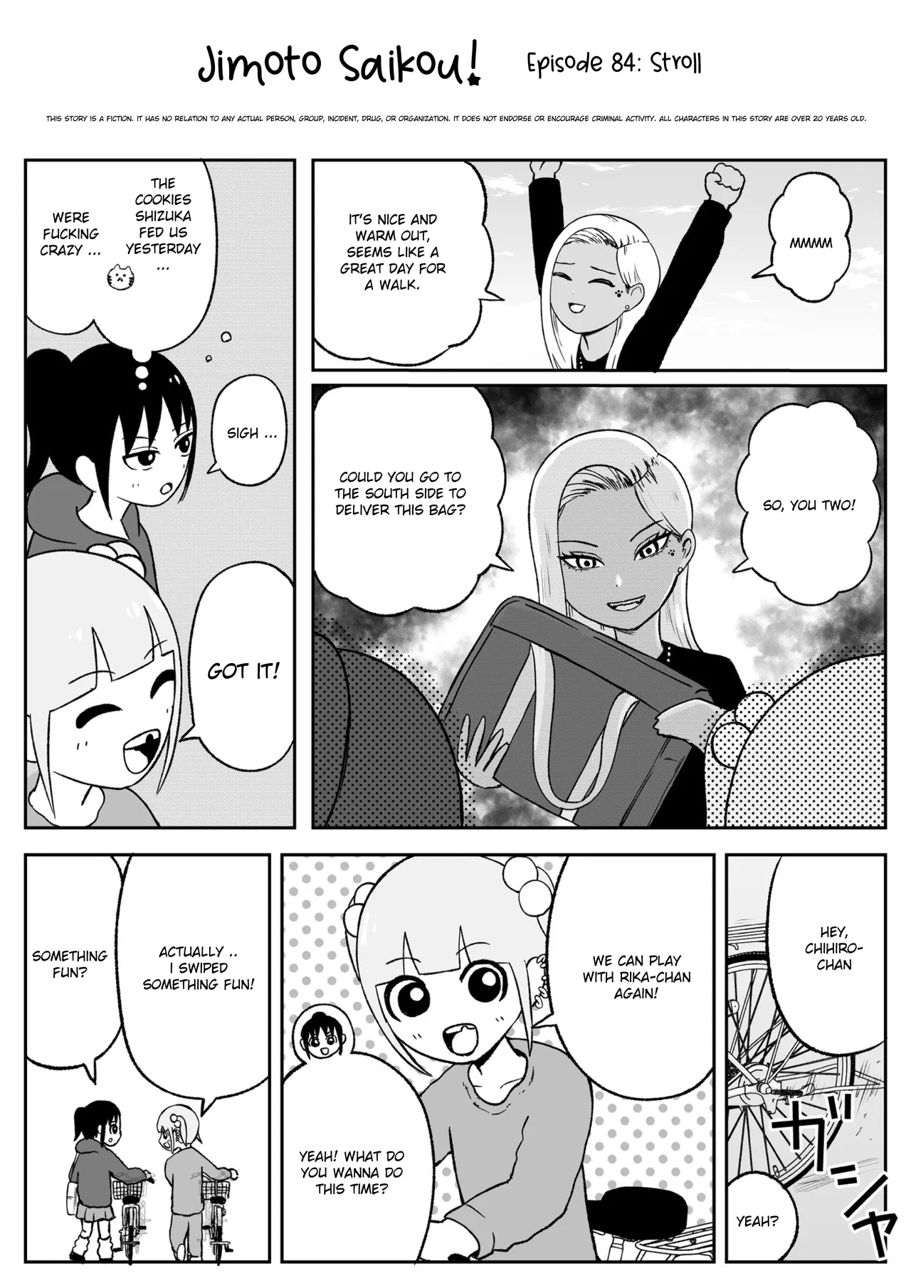 Jimoto Saikou! Chapter 84 – Page 1