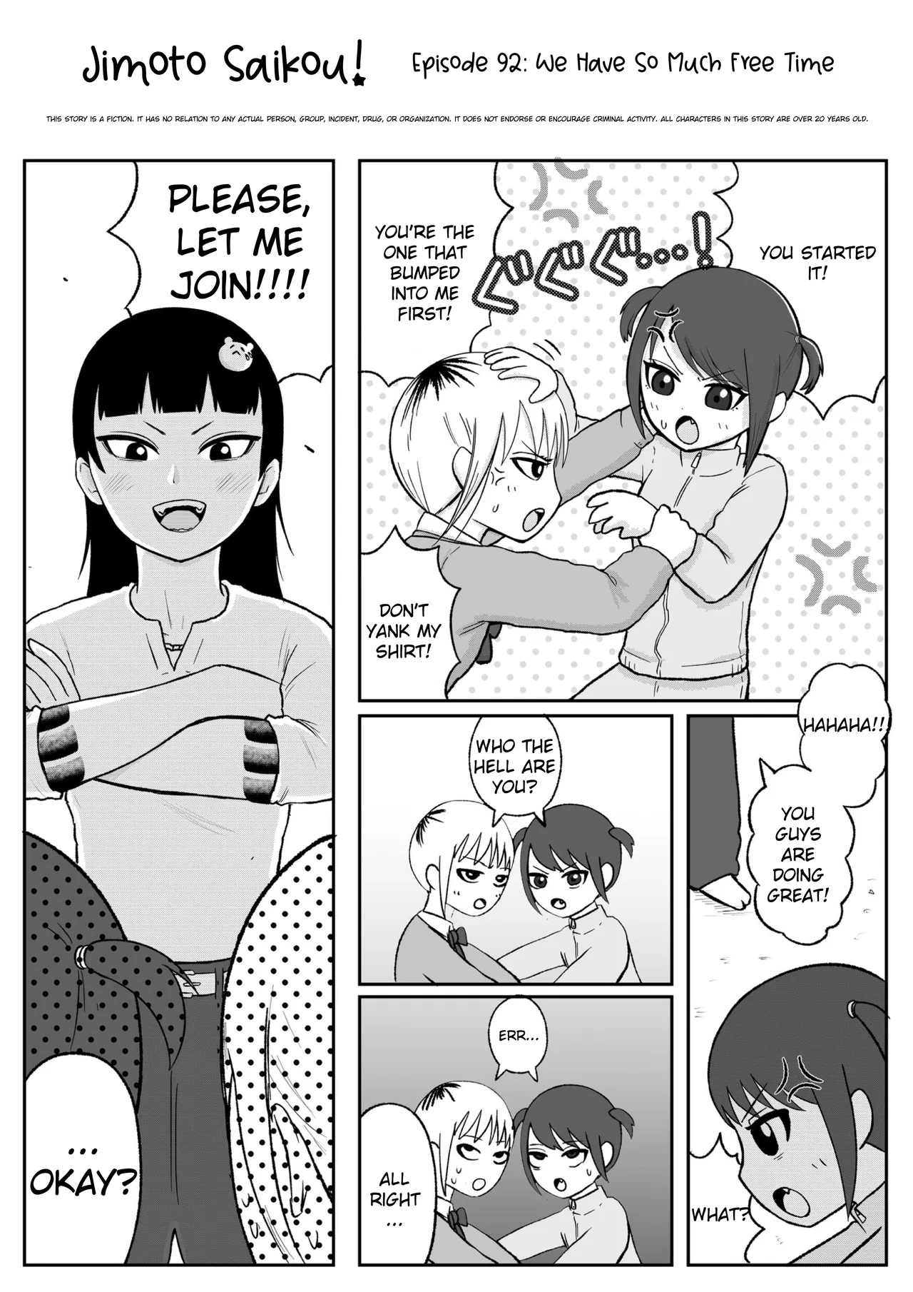 Jimoto Saikou! Chapter 92 – Page 1