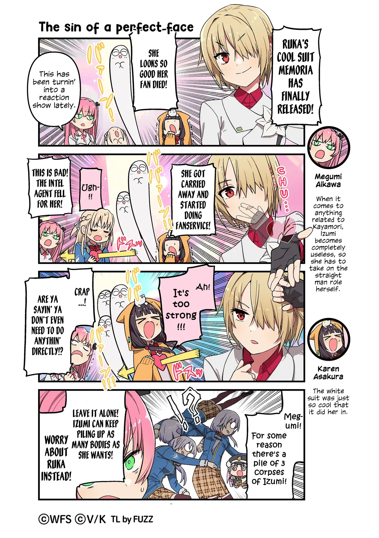 Heaven Burns Red Official 4-Koma: HBR Theater Chapter 199 – Page 1
