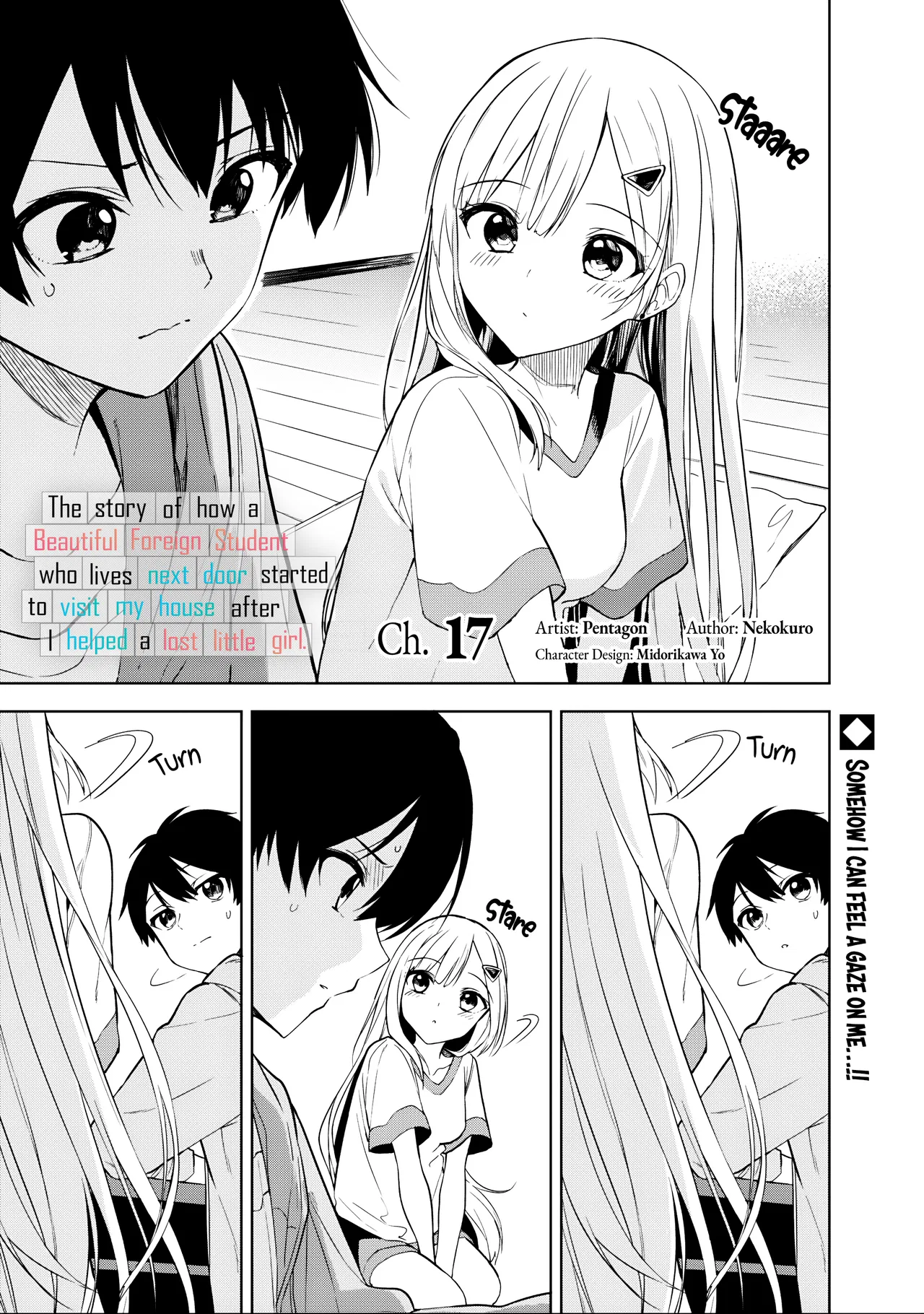 Maigo ni Natteita Youjo wo Tasuketara, Otonari ni Sumu Bishoujo Ryuugakusei ga Ie ni Asobi ni Kuru you ni Natta Ken ni Tsuite Chapter 17 – Page 1