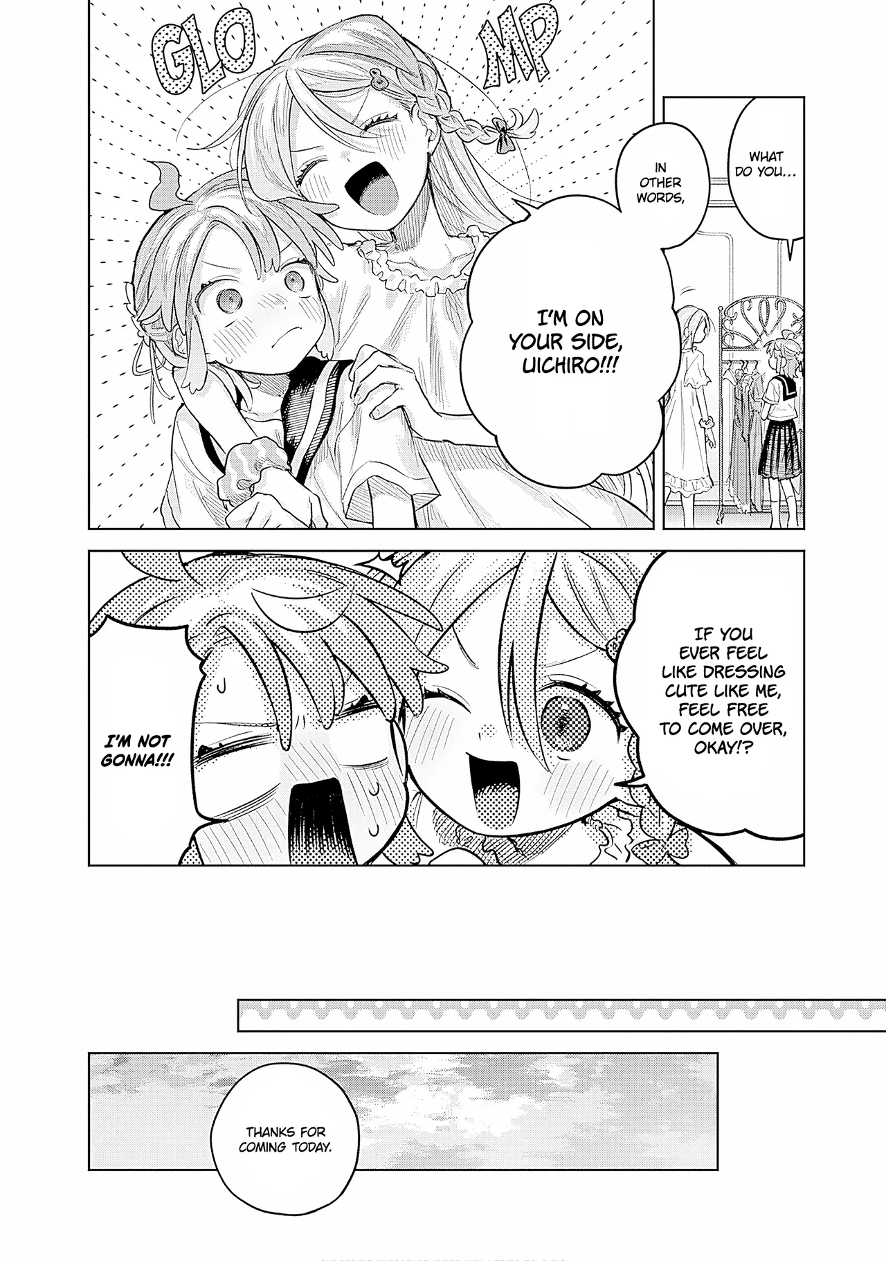 Josou Danshi wa Skirt o Nugitai! Chapter 23 – Page 16