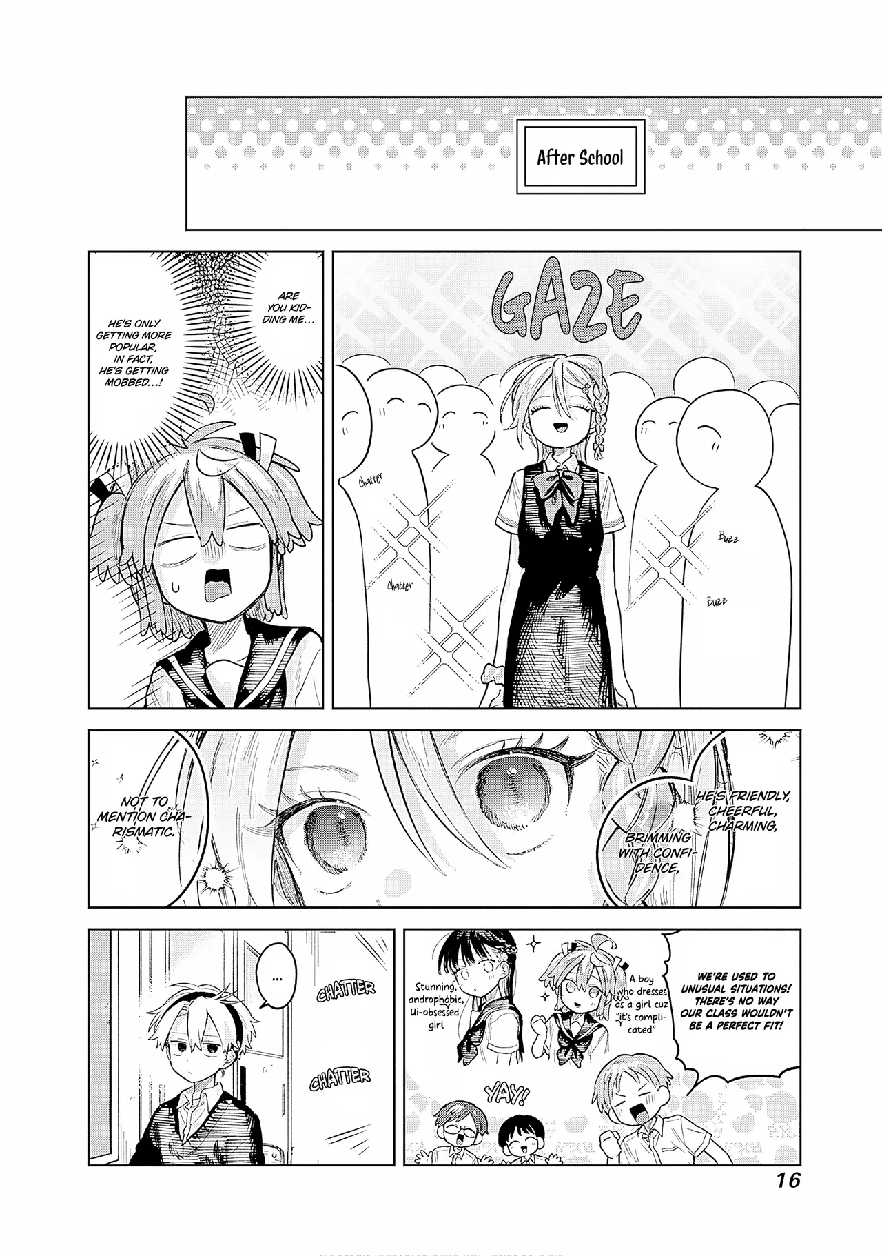 Josou Danshi wa Skirt o Nugitai! Chapter 22 – Page 14