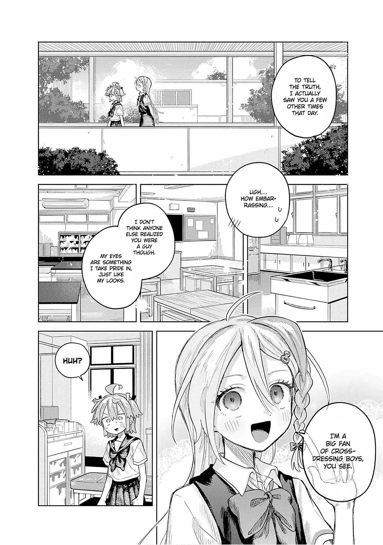 Josou Danshi wa Skirt o Nugitai! Chapter 22 – Page 24