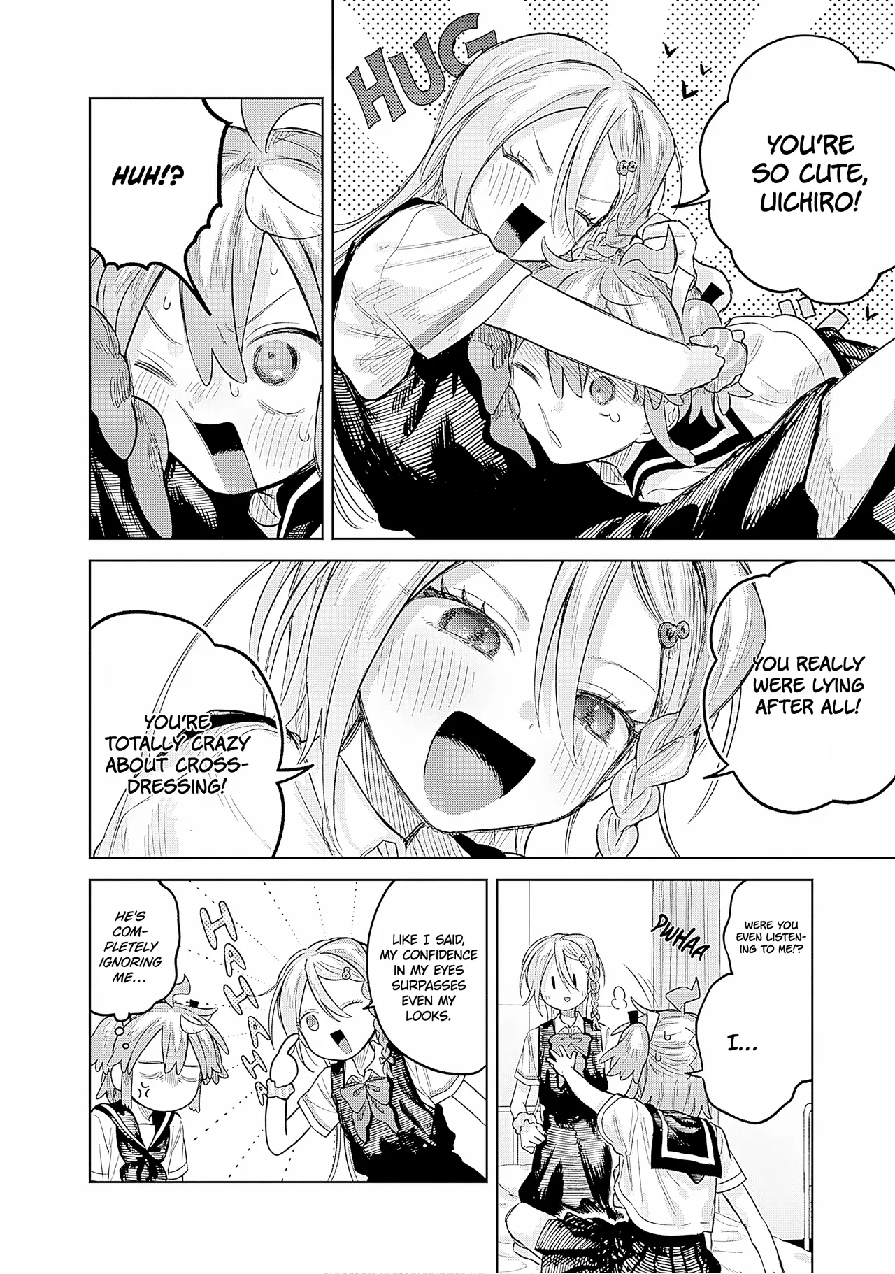 Josou Danshi wa Skirt o Nugitai! Chapter 22 – Page 32