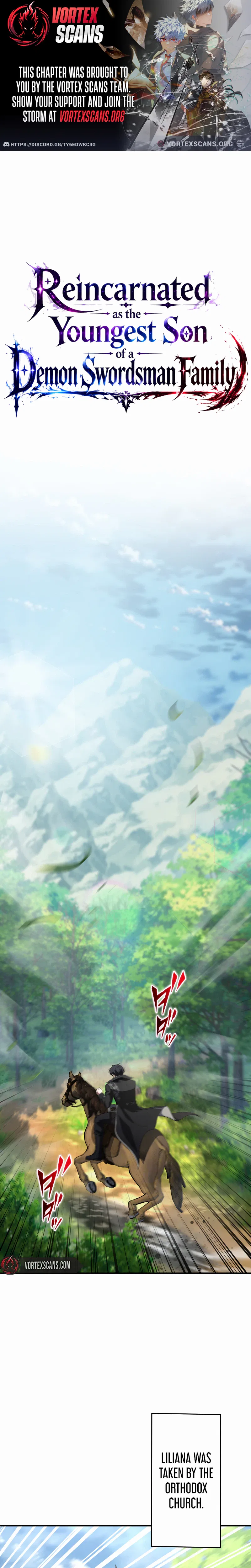 Reincarnated as the Youngest Son of a Demon Swordsman Family Chapter 32 – Page 1