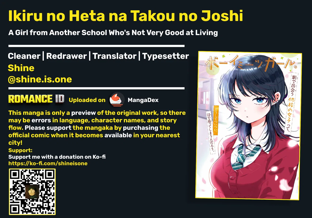 Ikiru no Hetana Takou no Joshi Chapter 3 – Page 1