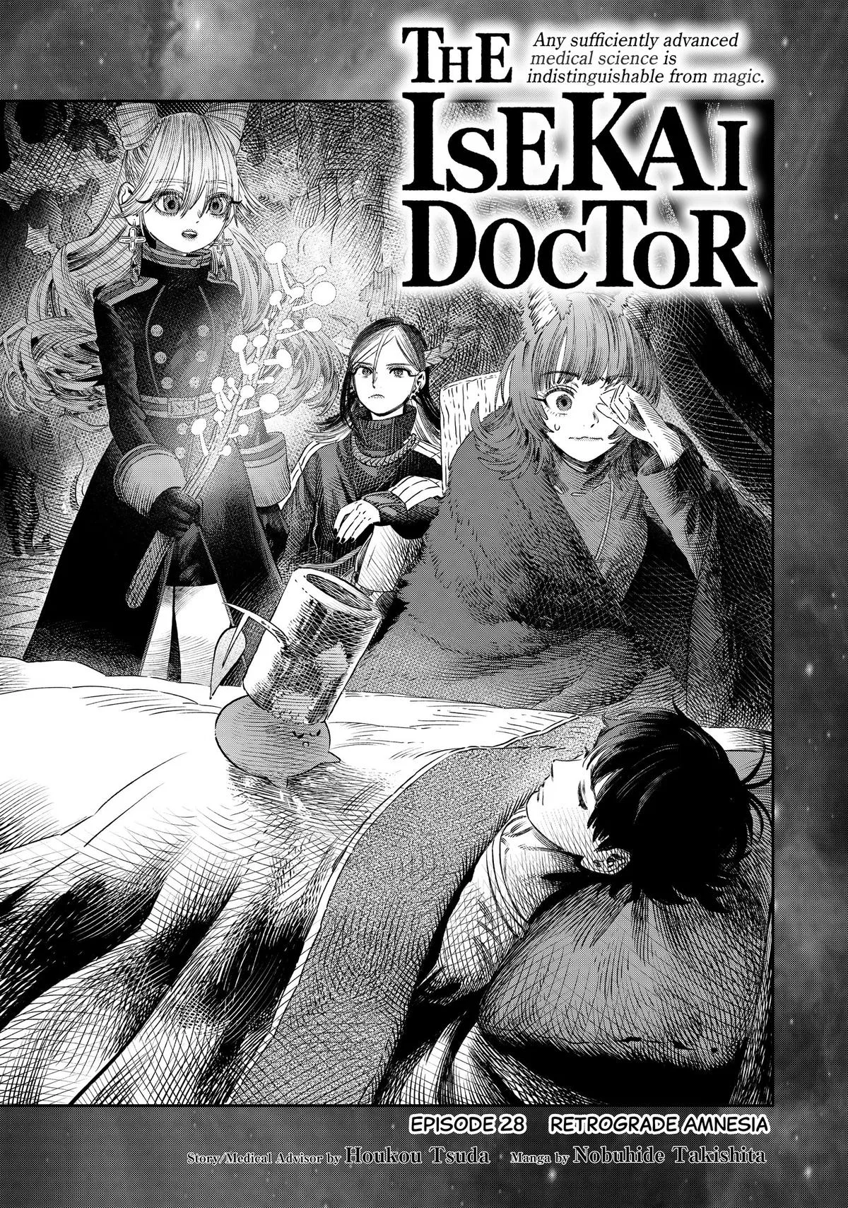 Koudou ni Hattatsu Shita Igaku wa Mahou to Kubetsu ga Tsukanai Chapter 28 – Page 1