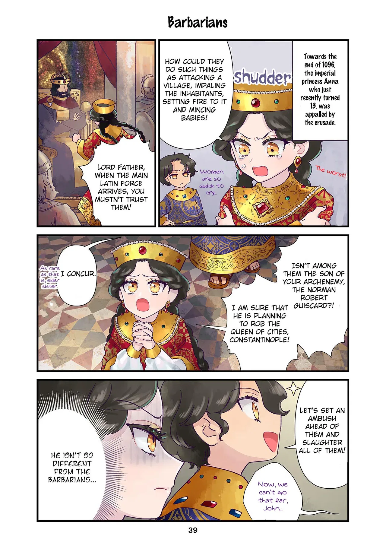 Anna Komnene Chapter 3 – Page 1