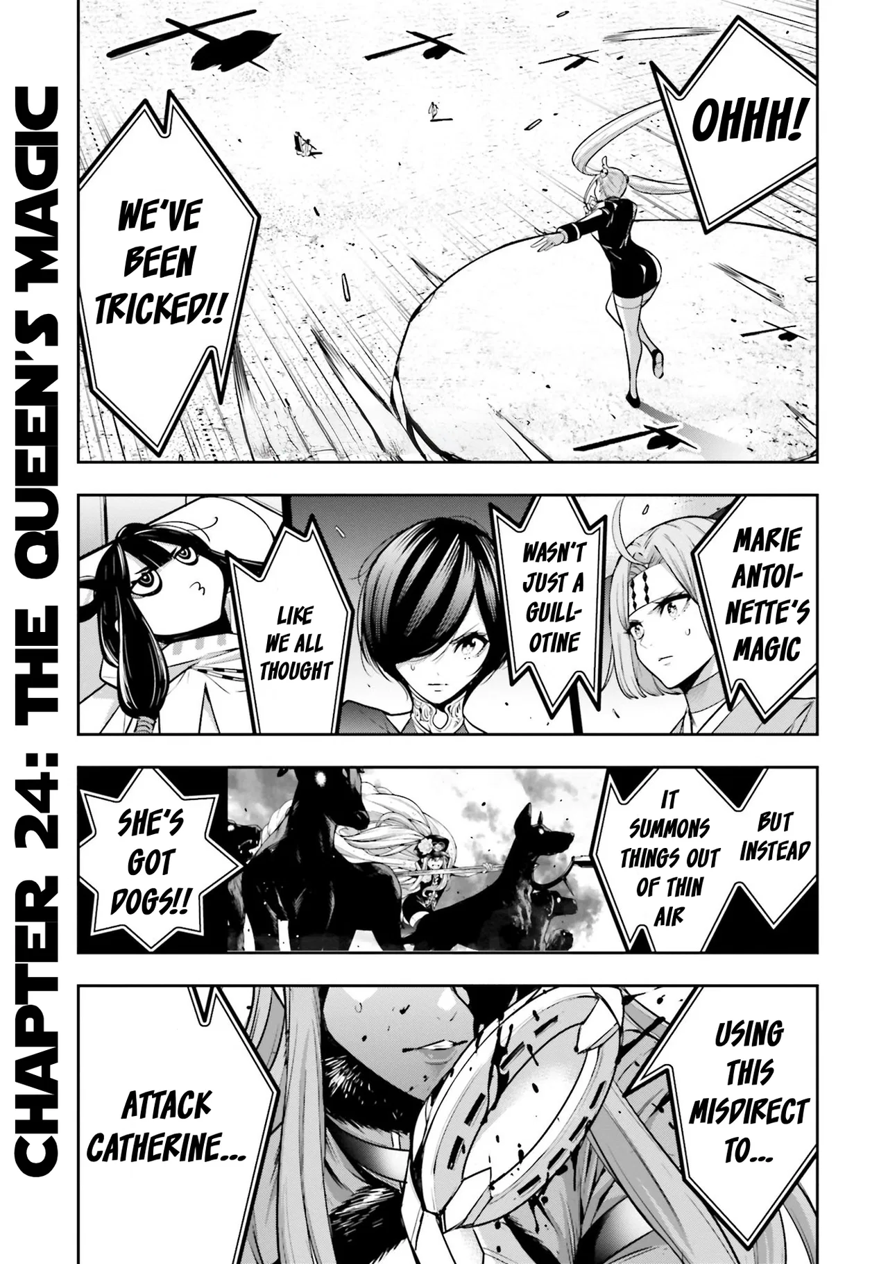 Majo Taisen - 32-nin no Isai no Majo wa Koroshiau Chapter 24 – Page 1