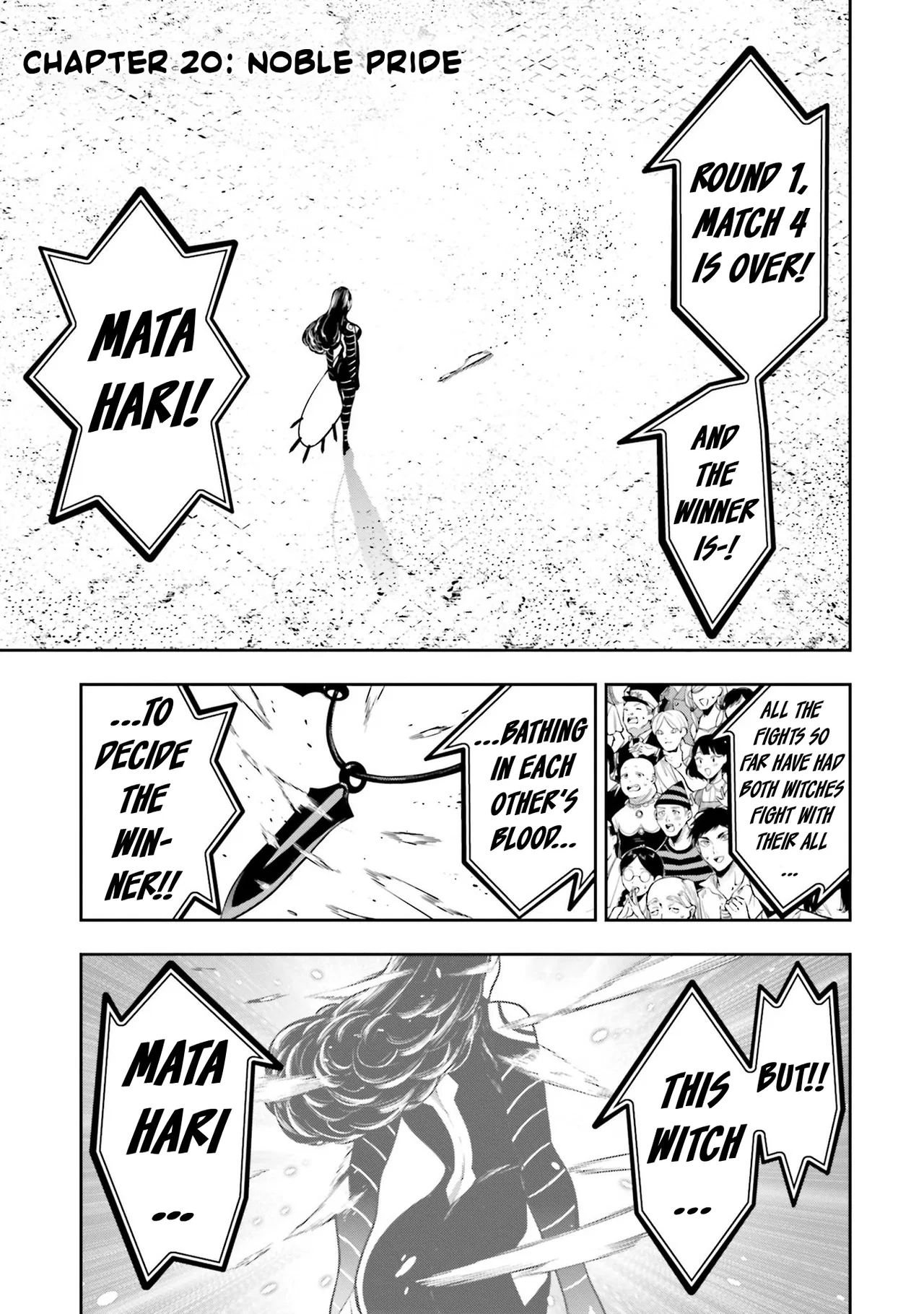 Majo Taisen - 32-nin no Isai no Majo wa Koroshiau Chapter 20 – Page 1