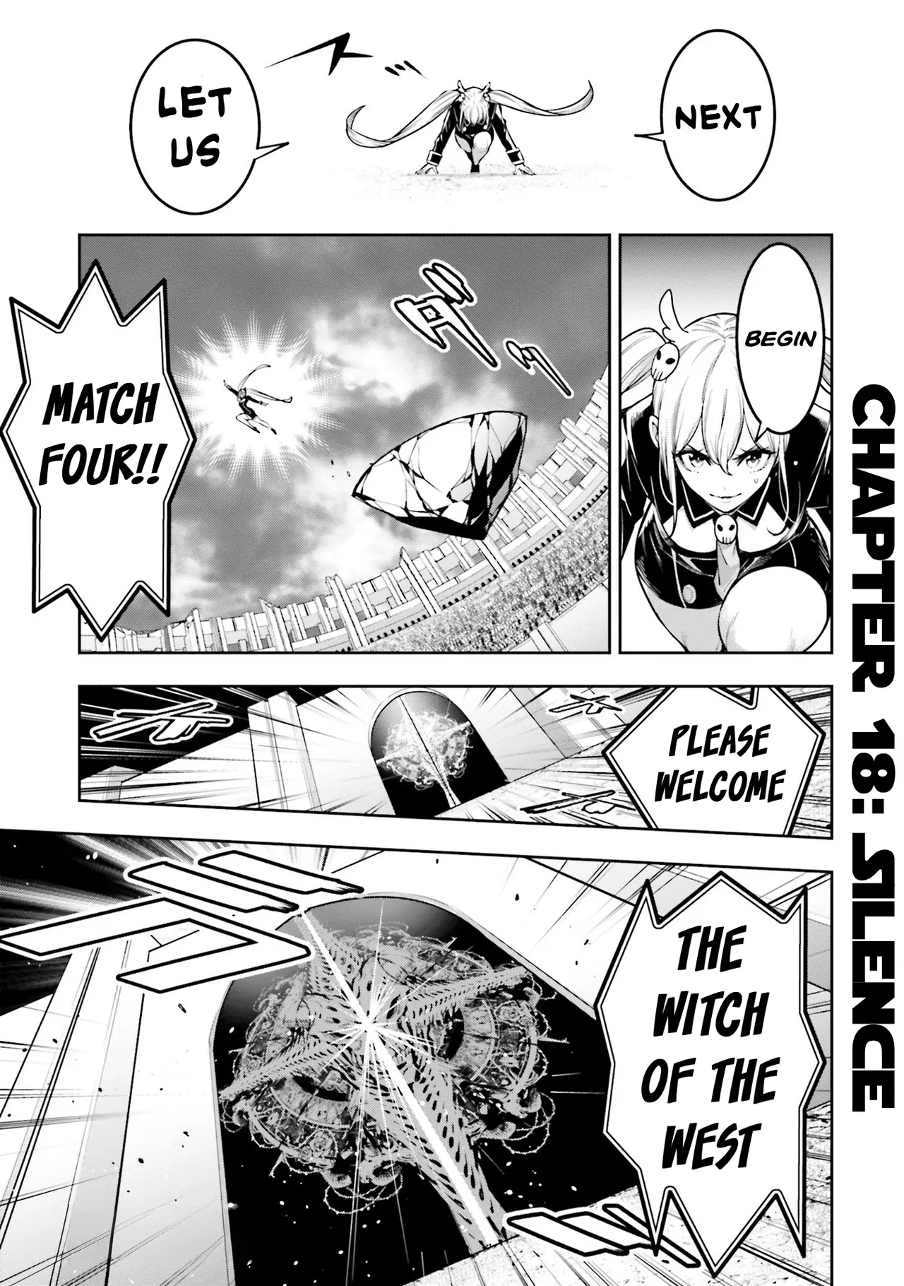 Majo Taisen - 32-nin no Isai no Majo wa Koroshiau Chapter 18 – Page 1
