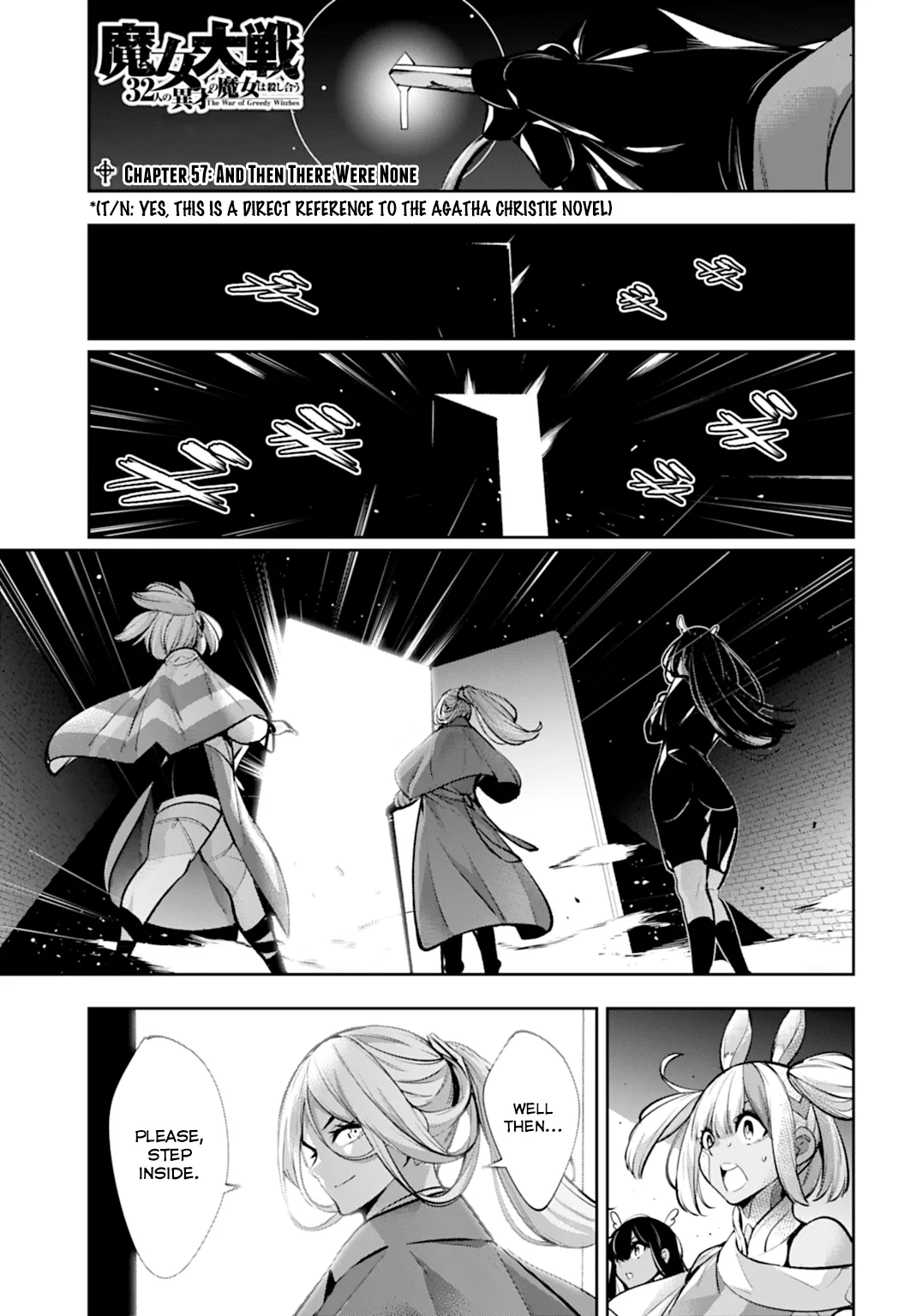 Majo Taisen - 32-nin no Isai no Majo wa Koroshiau Chapter 57 – Page 1