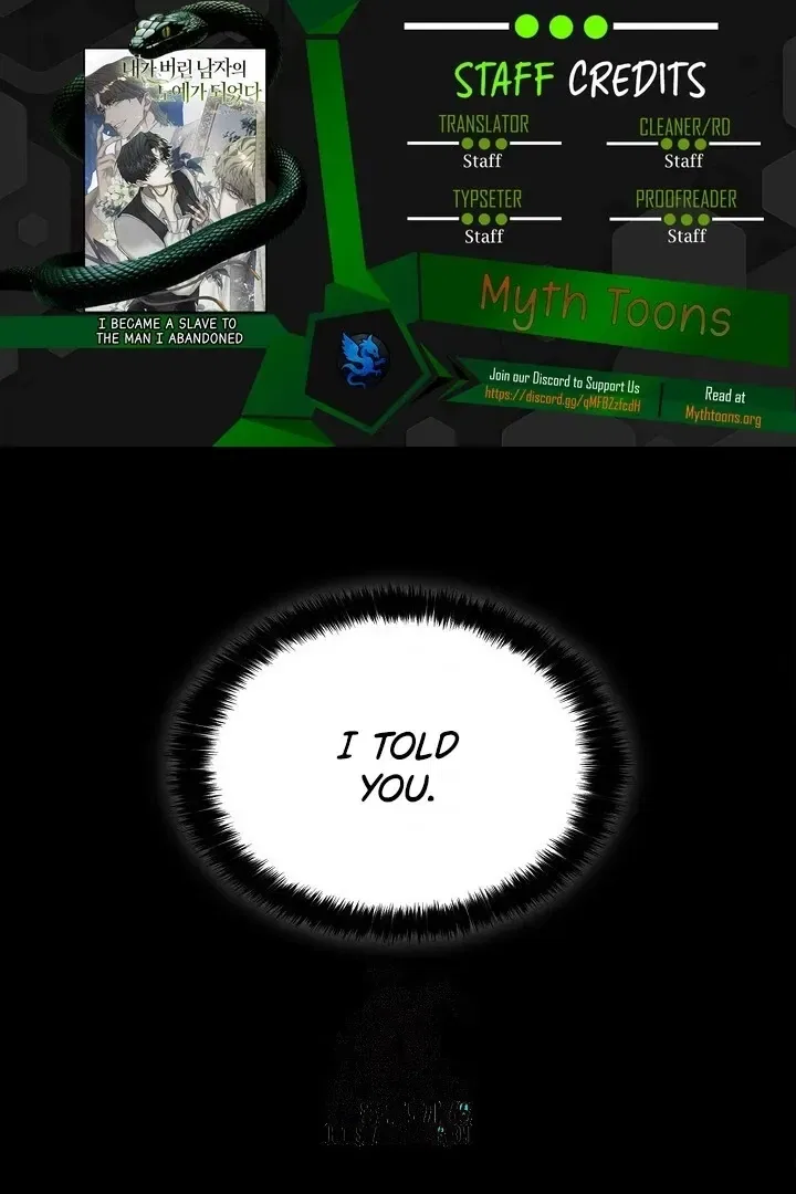 I Became A Slave To A Man I Abandoned Chapter 1 – Page 1