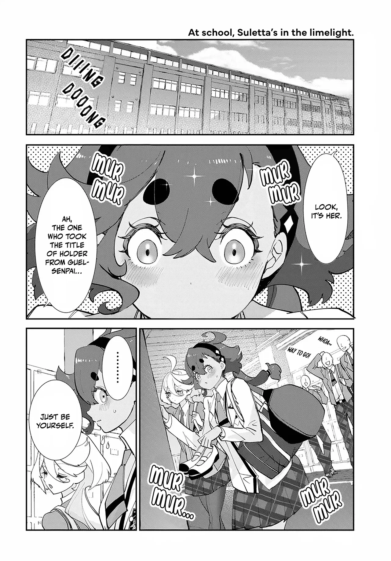 Kidou Senshi Gundam: Suisei no Majo - Seishun Frontier Chapter 6.2 – Page 1