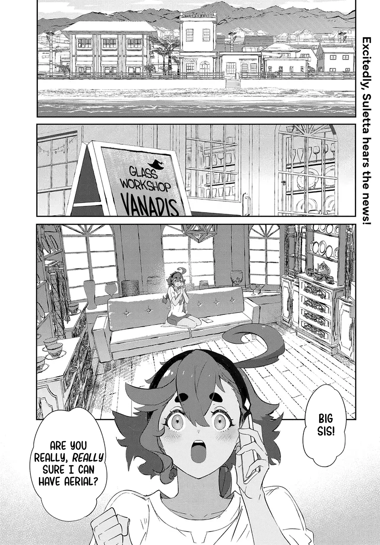 Kidou Senshi Gundam: Suisei no Majo - Seishun Frontier Chapter 2 – Page 1