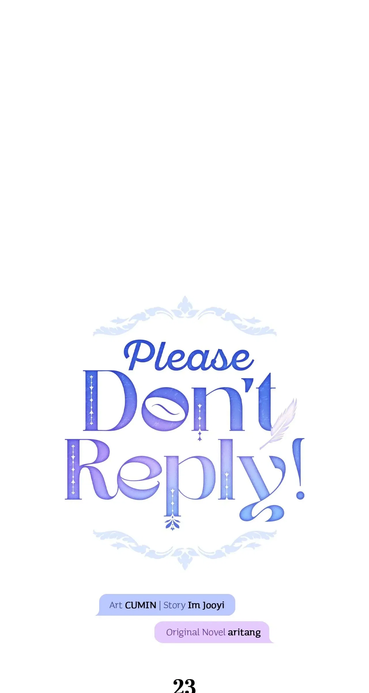 Please Don’t Reply! Chapter 23 – Page 2