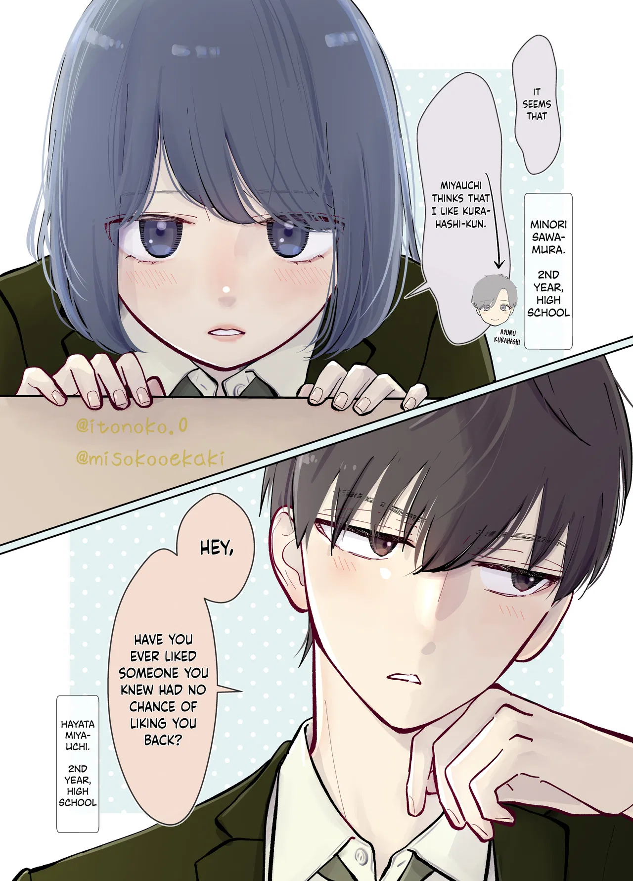 3-Gumi no Osananajimi Chapter 6 – Page 1