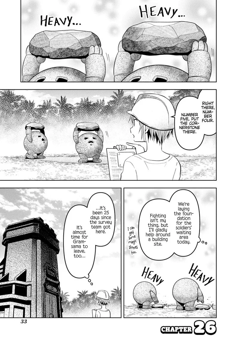 Dungeon Tou de Yadoya wo Yarou! Souzou Mahou wo Moratta Ore no Hosoude Hanjouki Chapter 26 – Page 1