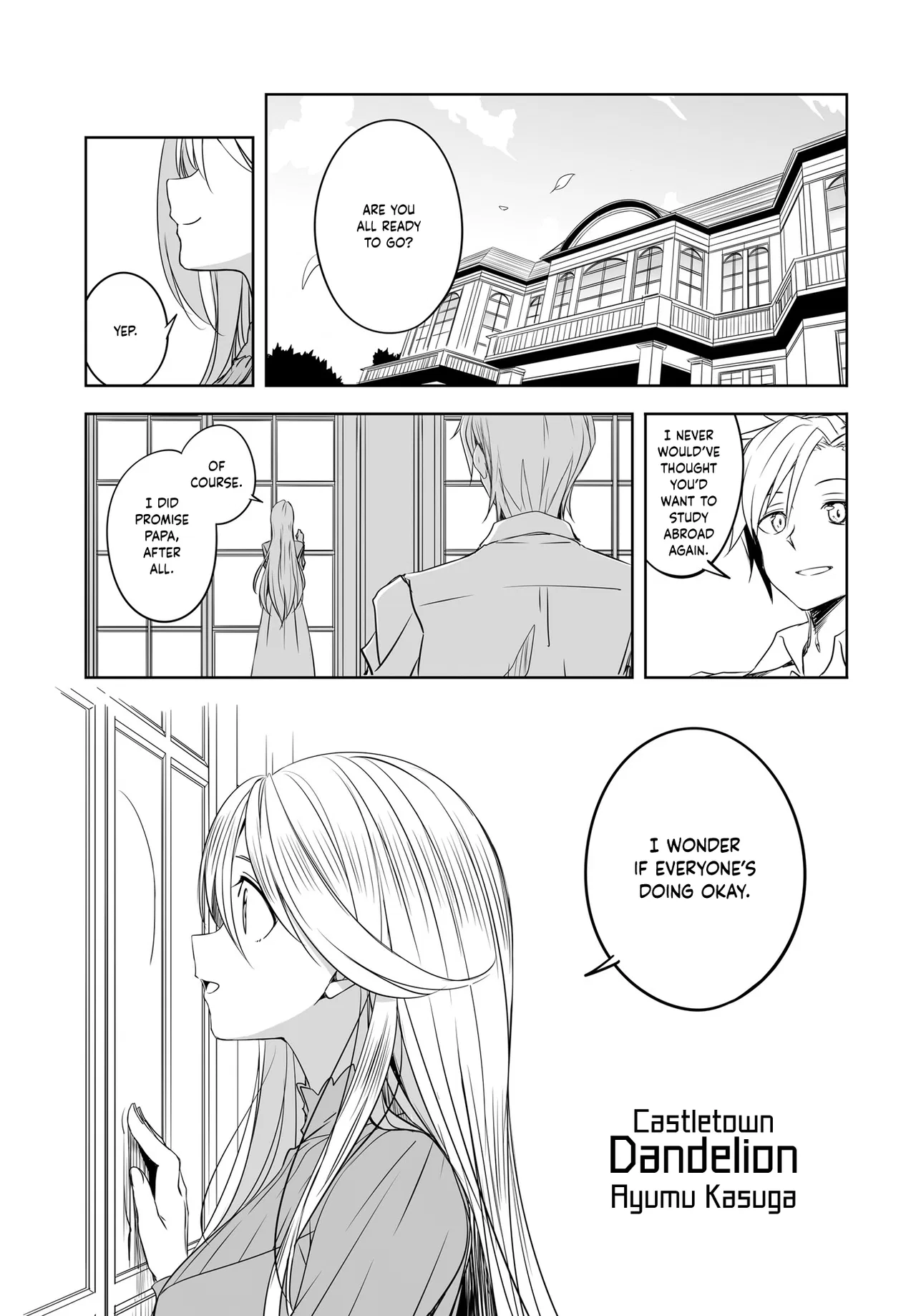 Joukamachi no Dandelion Chapter 52 – Page 1